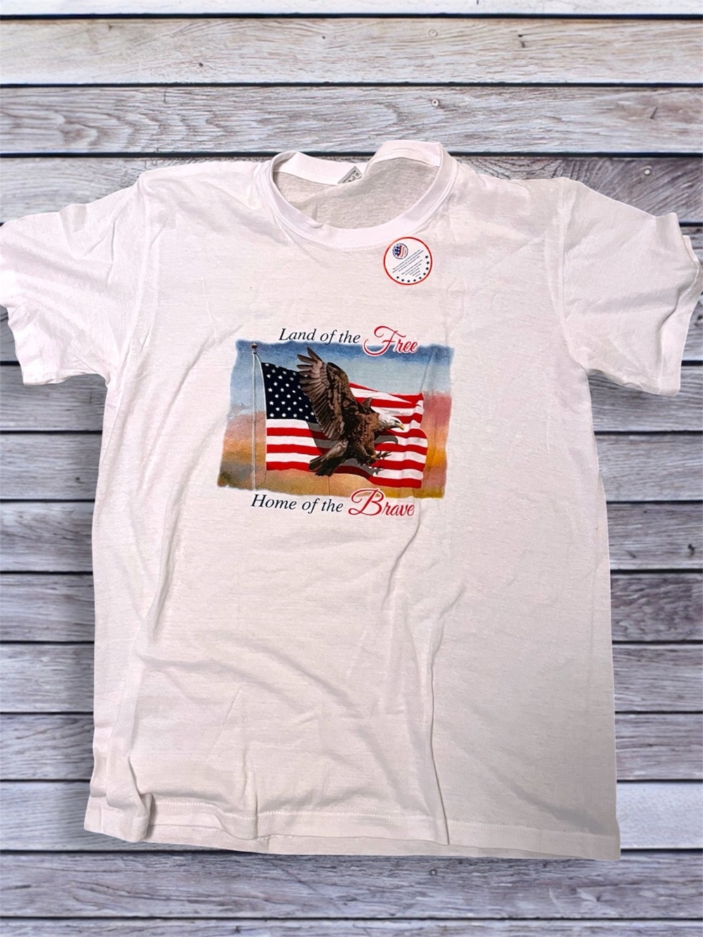 NWT Land of the Free t-shirt M / L